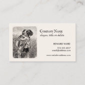 Jagdhund Visitenkarte (Vorderseite)