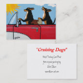 Jagdhund-Visitenkarte Visitenkarte (Vorne/Hinten)