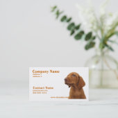 Jagdhund-Visitenkarte Visitenkarte (Stehend Vorderseite)