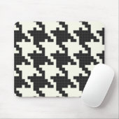 Jagdhund-Zahn Pixel-Strukturiert Mousepad (Mit Mouse)