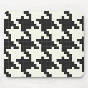 Jagdhund-Zahn Pixel-Strukturiert Mousepad