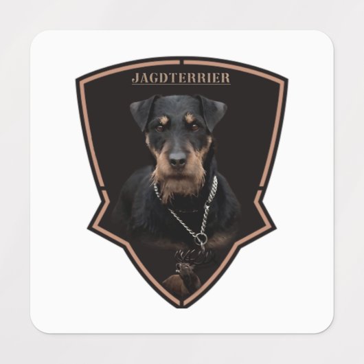 Jagdhunde Etiketten (Design 2)