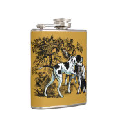 Jagdhunde Flachmann (Rechts)