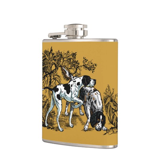 Jagdhunde Flachmann (Links)