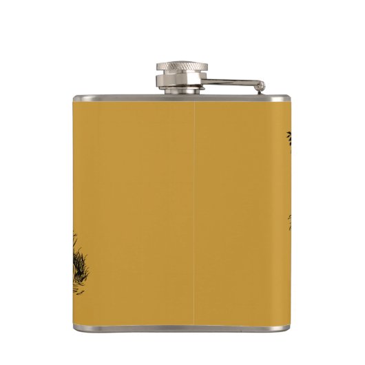 Jagdhunde Flachmann (Rückseite)