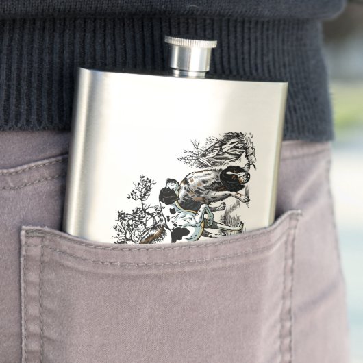 Jagdhunde Flachmann (Beispiel)