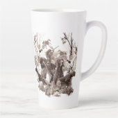 Jagdhunde ,Hundehunde,Jagdsaison T - Shirt Hintern Milchtasse (Rechts)