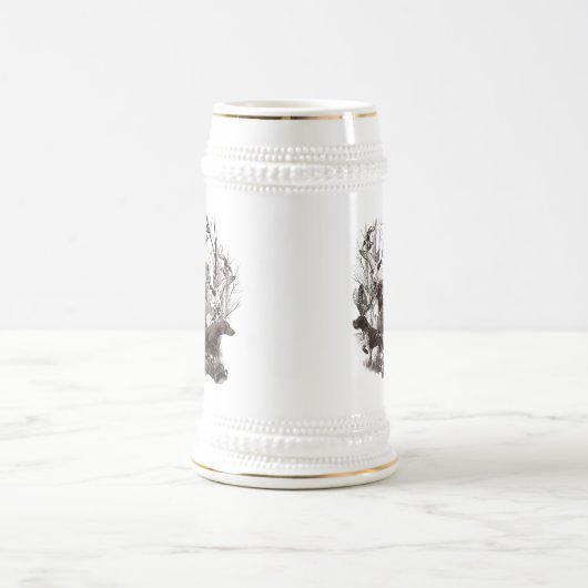 Jagdhunde, Jagdsaison Bierstein Bierglas (Mittel)