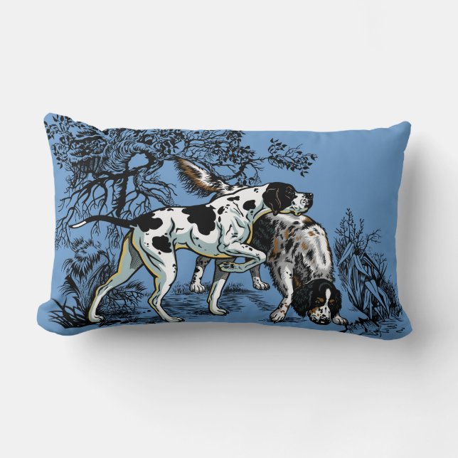 Jagdhunde Lendenkissen (Vorderseite)