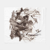 Jagdhunde , Rüden, Jagdsaison Fleecedecke (Vorderseite (Horizontal))