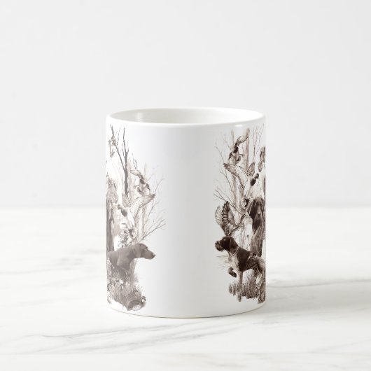 Jagdhunde, Rüden, Jagdsaison Kaffeetasse (Mittel)