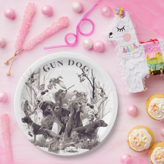 Jagdhunde , Rüden, Jagdsaison Pappteller (Party)