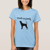 Jagdhunde sind Familien-T - Shirt