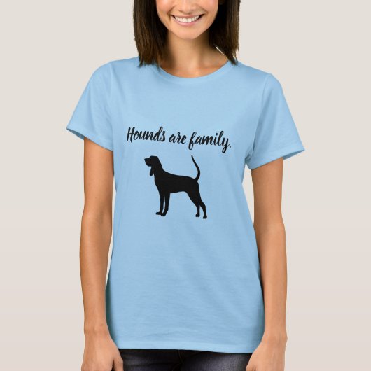Jagdhunde sind Familien-T - Shirt (Vorderseite)