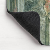 Jagdhunde und -männer, die einen Baum klettern Mousepad (Ecke)