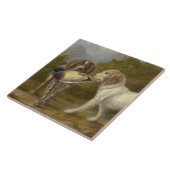 Jagdhunde (von Carlo Ademollo) Fliese (Seite)