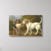 Jagdhunde (von Carlo Ademollo) Leinwanddruck (Vorderseite)