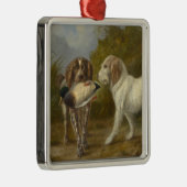 Jagdhunde (von Carlo Ademollo) Ornament Aus Metall (Rechts)