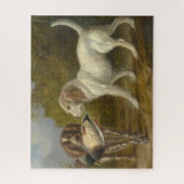 Jagdhunde (von Carlo Ademollo) Puzzle (Vertikal)