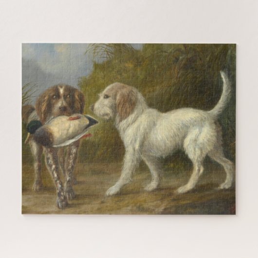 Jagdhunde (von Carlo Ademollo) Puzzle (Horizontal)