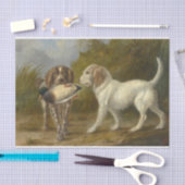 Jagdhunde (von Carlo Ademollo) Seidenpapier (Handwerk)