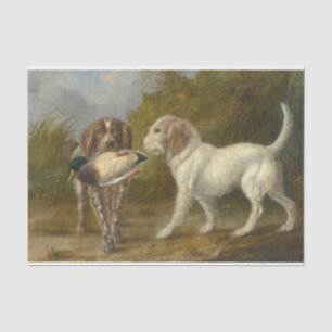 Jagdhunde (von Carlo Ademollo) Seidenpapier