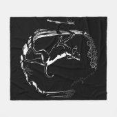 Jagdhundumfassende Coonhound-Jagd-Hundedecke Fleecedecke (Vorderseite (Horizontal))