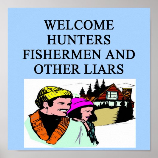 Jagdhütte Poster (Vorne)