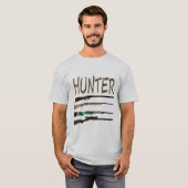 Jagdillustrierung, T - Shirt von Männern, Jägern, (Vorne ganz)