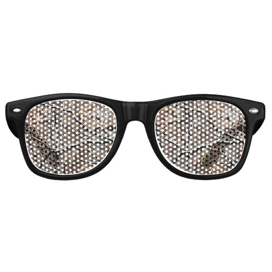 Jagdkamouflage Muster 8 Partybrille (Vorderseite)