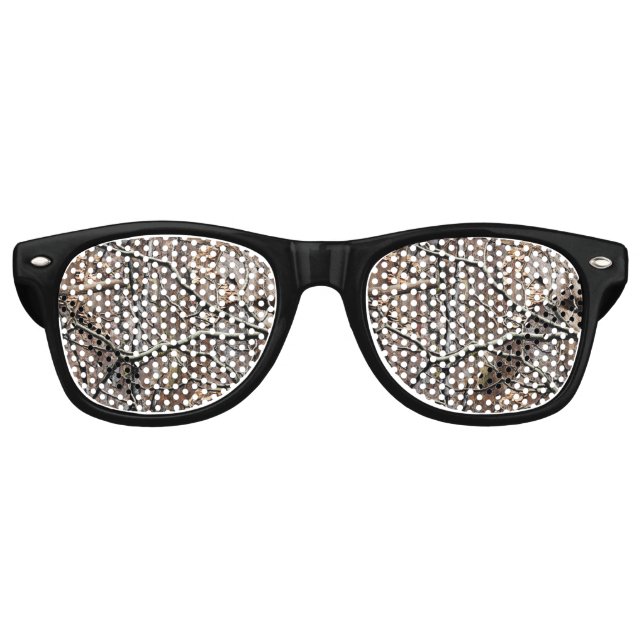 Jagdkamouflage Muster 8 Partybrille (Vorderseite)