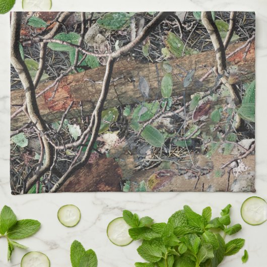 Jagdkampfmuster 4 geschirrtuch (Gefaltet)