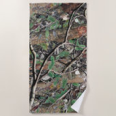 Jagdkampfmuster 4 strandtuch (Vorderseite)