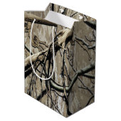 Jagdkampfmuster 5 mittlere geschenktüte (Rückseite Schrägansicht)