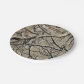 Jagdkampfmuster 5 pappteller (Schrägansicht)