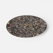 Jagdkampfmuster 6 pappteller (Schrägansicht)