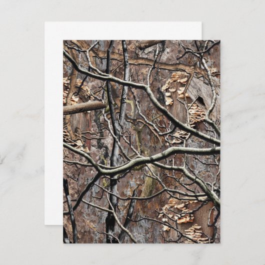 Jagdkampfmuster 8 dankeskarte (Vorne/Hinten)