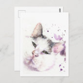 Jagdkatze Postkarte (Vorne/Hinten)