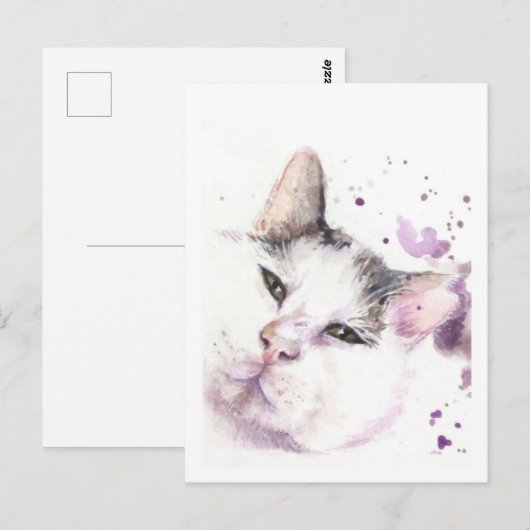 Jagdkatze Postkarte (Vorne/Hinten)