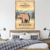 Jagdklub Leinwanddruck (Insitu (Schlafzimmer))