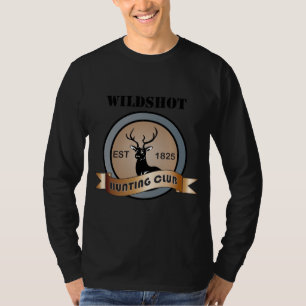 Jagdklub Unterzeichen und Abzeichen T-Shirt