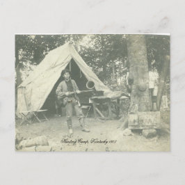 Jagdlager Kentucky 1908 Postkarte