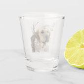Jagdleben Schnapsglas (Rückseite)