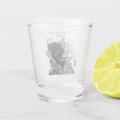 Jagdleben Schnapsglas (Rückseite)