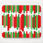 Jagdlinien - Rot und Grün Mousepad (Vorne)