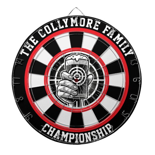 Jagdlounge Biergletscher Dartscheibe (vorne)