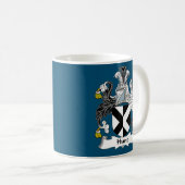 Jagdmatte des Familienwappens Waffen  Kaffeetasse (VorderseiteRechts)