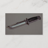 Jagdmesser Visitenkarte (Rückseite)