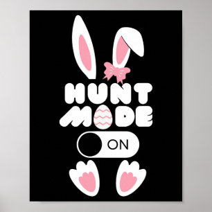 Jagdmodus auf sonnigen Osterfeiertag Jäger Saison Poster