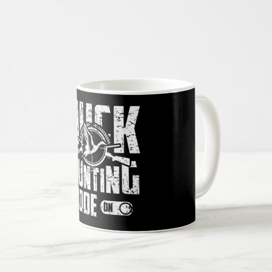 Jagdmodus für Enten Kaffeetasse (VorderseiteRechts)